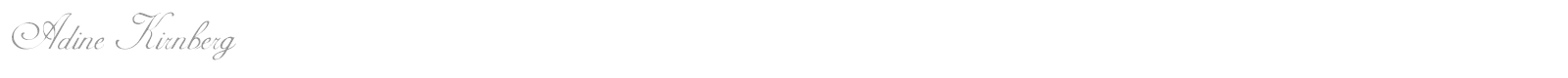 Adine Kirnberg Alternate font preview